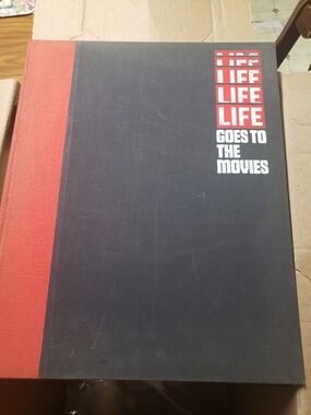 Vintage 1970's Hardcover Book  Time Life Red & Black "Life Goes to the Movies"